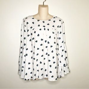 LOFT Outlet | Feather Print Blouse